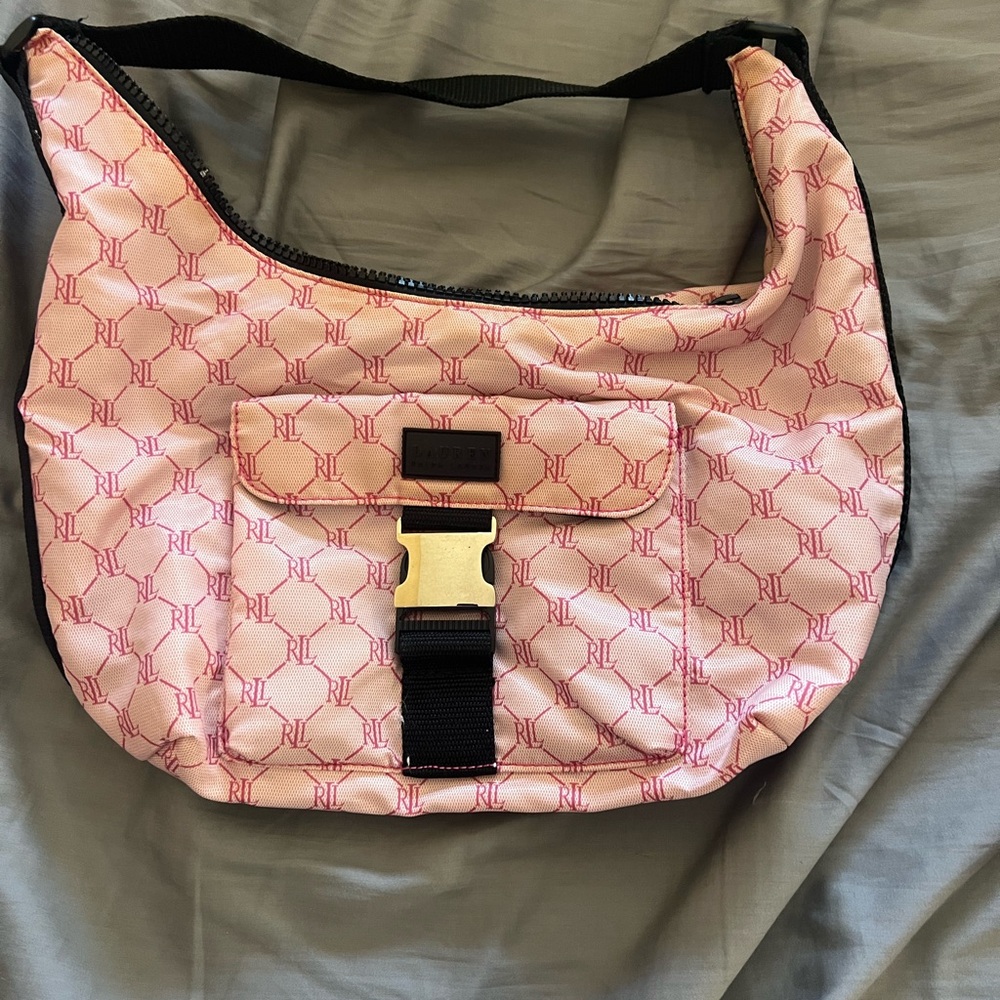 Lauren Ralph Lauren Logo Nylon Purse
